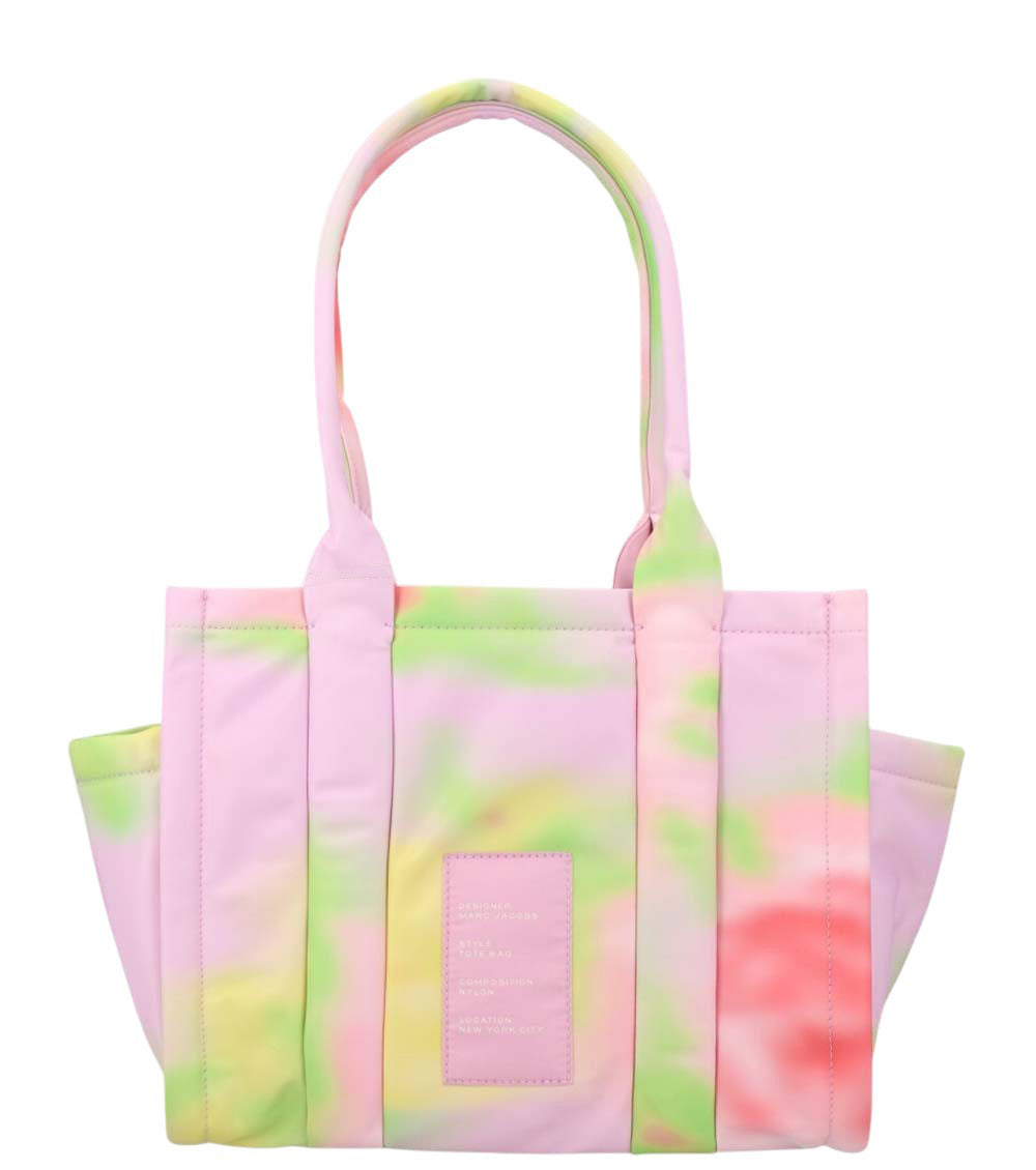 Light Pink Blurred Floral Medium Tote 2