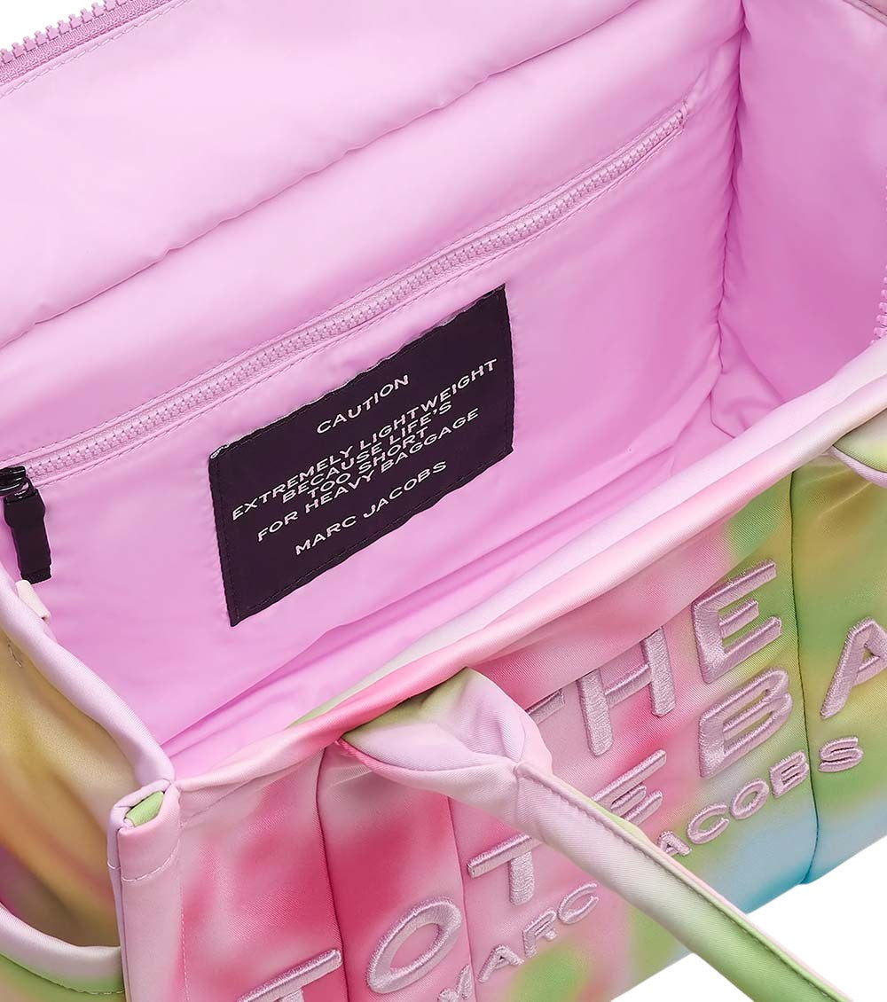 Light Pink Blurred Floral Medium Tote 4