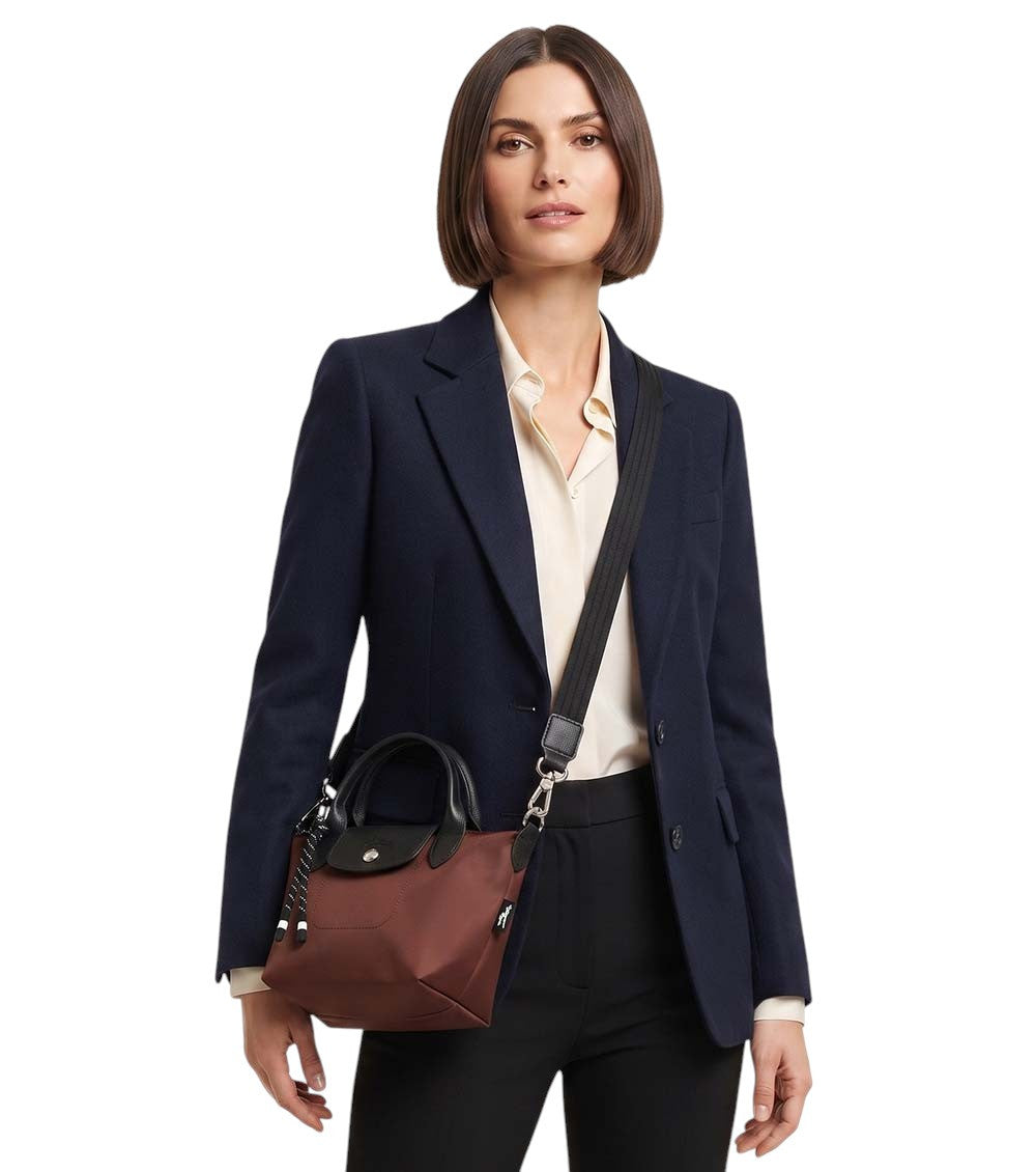 Brown Le Pliage XS Tote 4