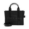 Black The Leather Top Zip Small Tote 1