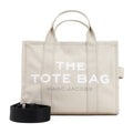Beige The Canvas Top Zip Medium Tote 1