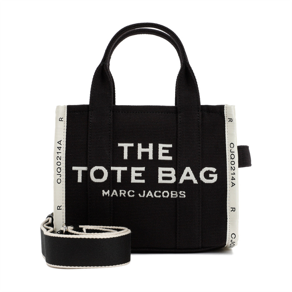 Black The Jacquard Top Zip Small Tote 1