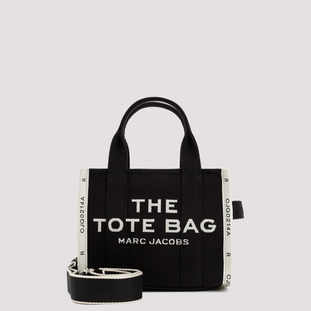 Black The Jacquard Top Zip Small Tote 2