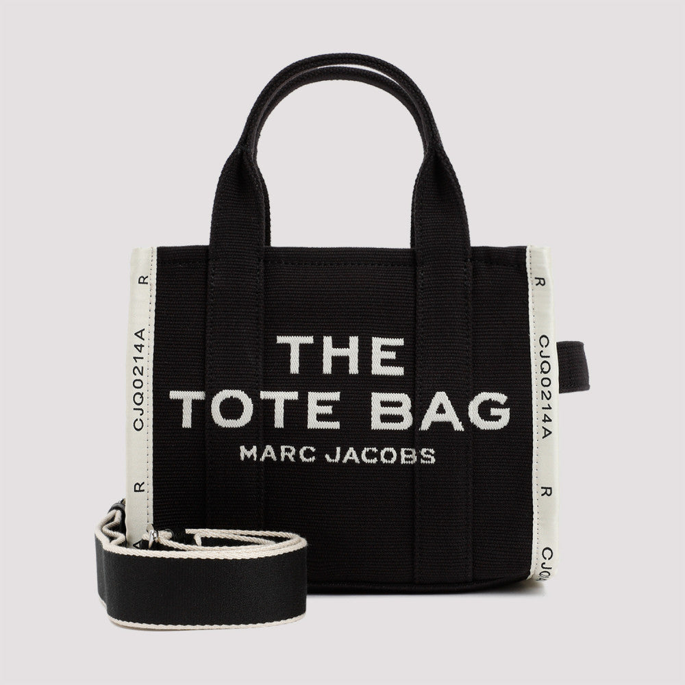 Black The Jacquard Top Zip Small Tote 3