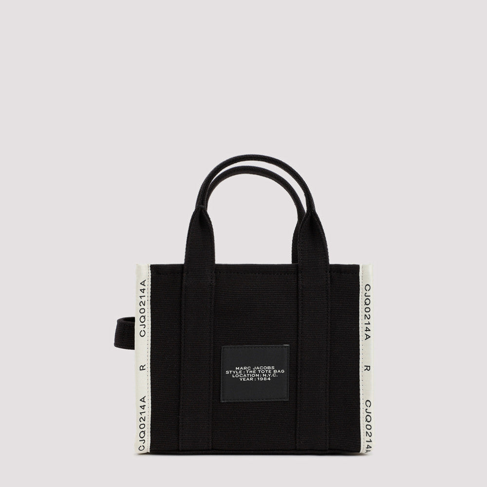 Black The Jacquard Top Zip Small Tote 4