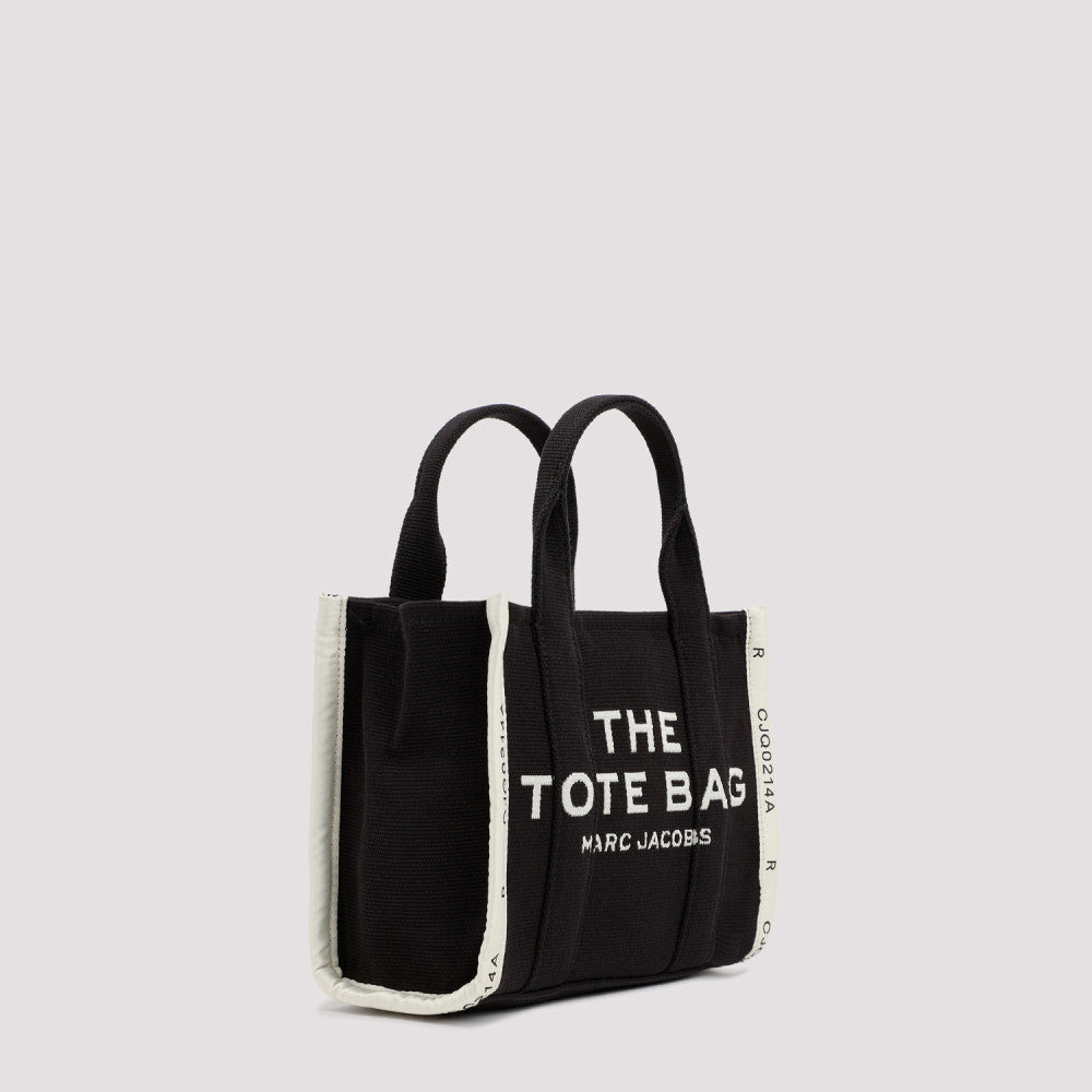 Black The Jacquard Top Zip Small Tote 5