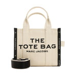 Beige The Jacquard Top Zip Small Tote 1