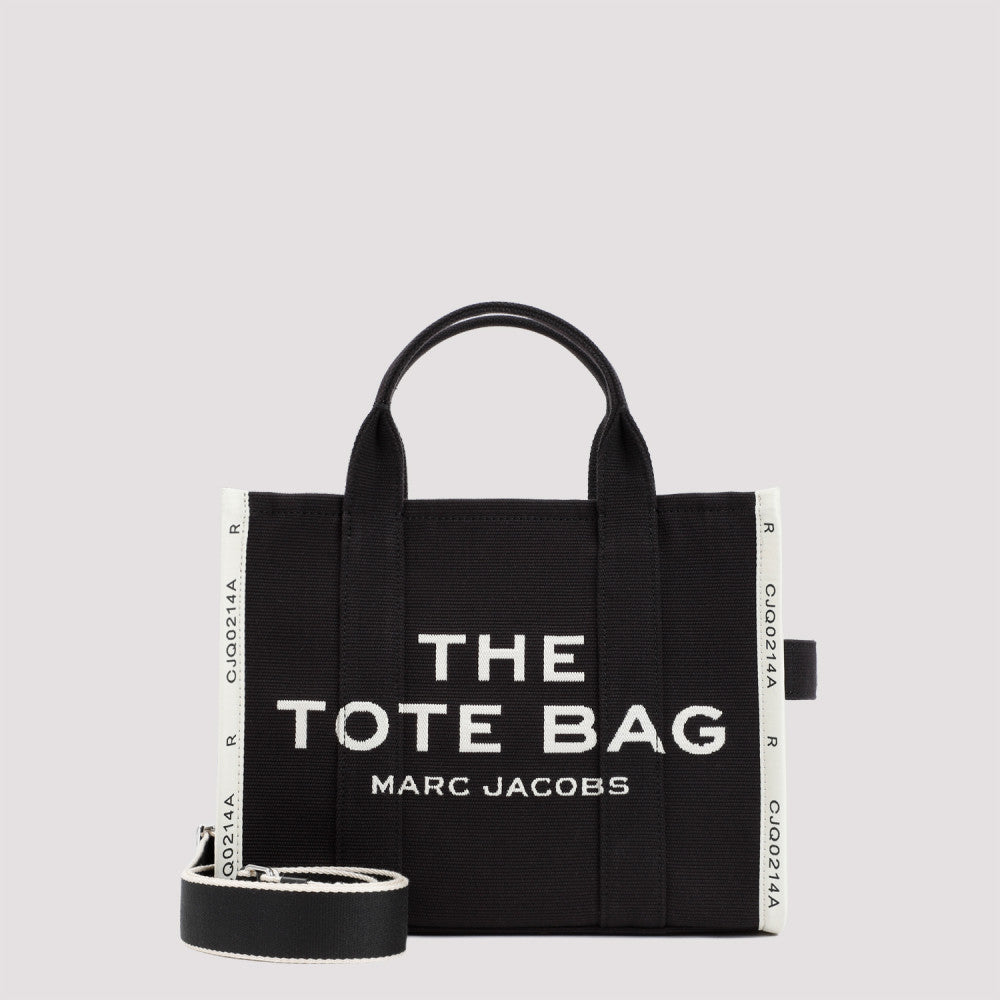 Black The Jacquard Top Zip Medium Tote 2