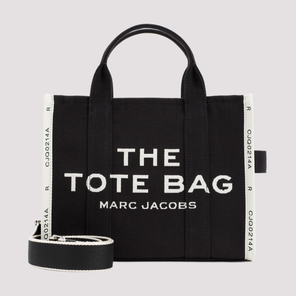 Black The Jacquard Top Zip Medium Tote 3