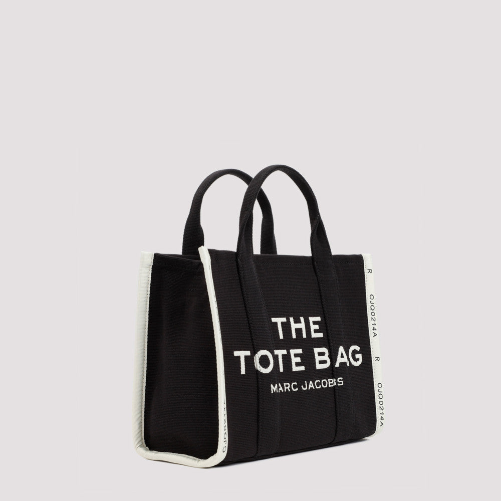 Black The Jacquard Top Zip Medium Tote 5