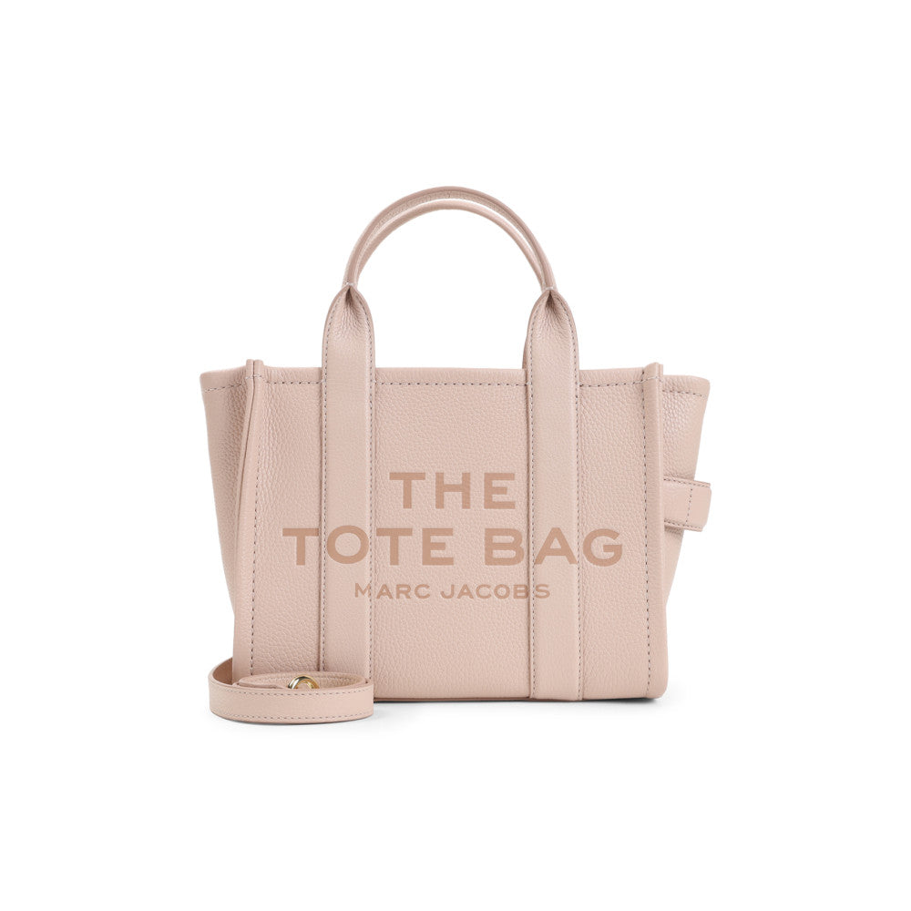 Pink The Leather Top Zip Small Tote 1