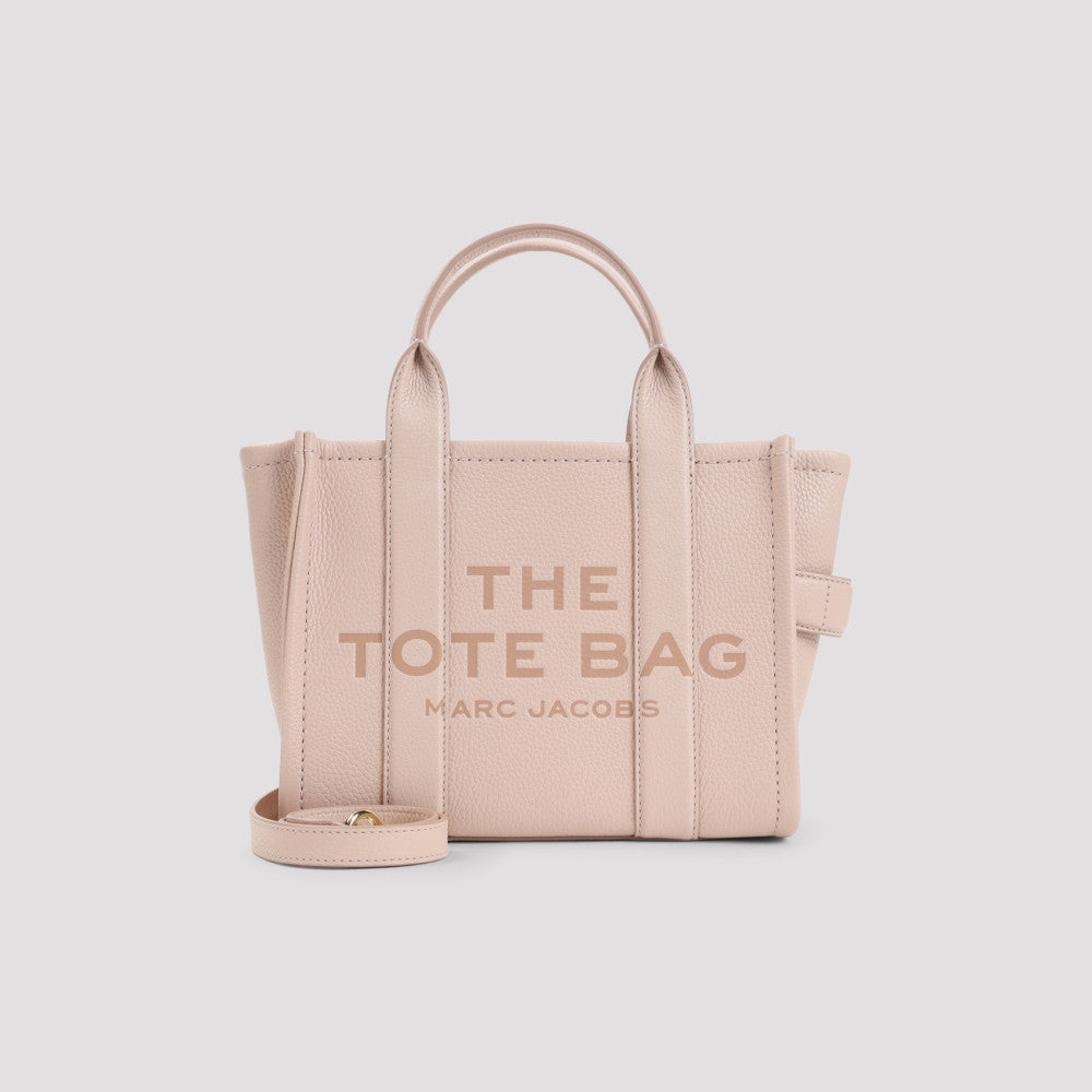 Pink The Leather Top Zip Small Tote 3