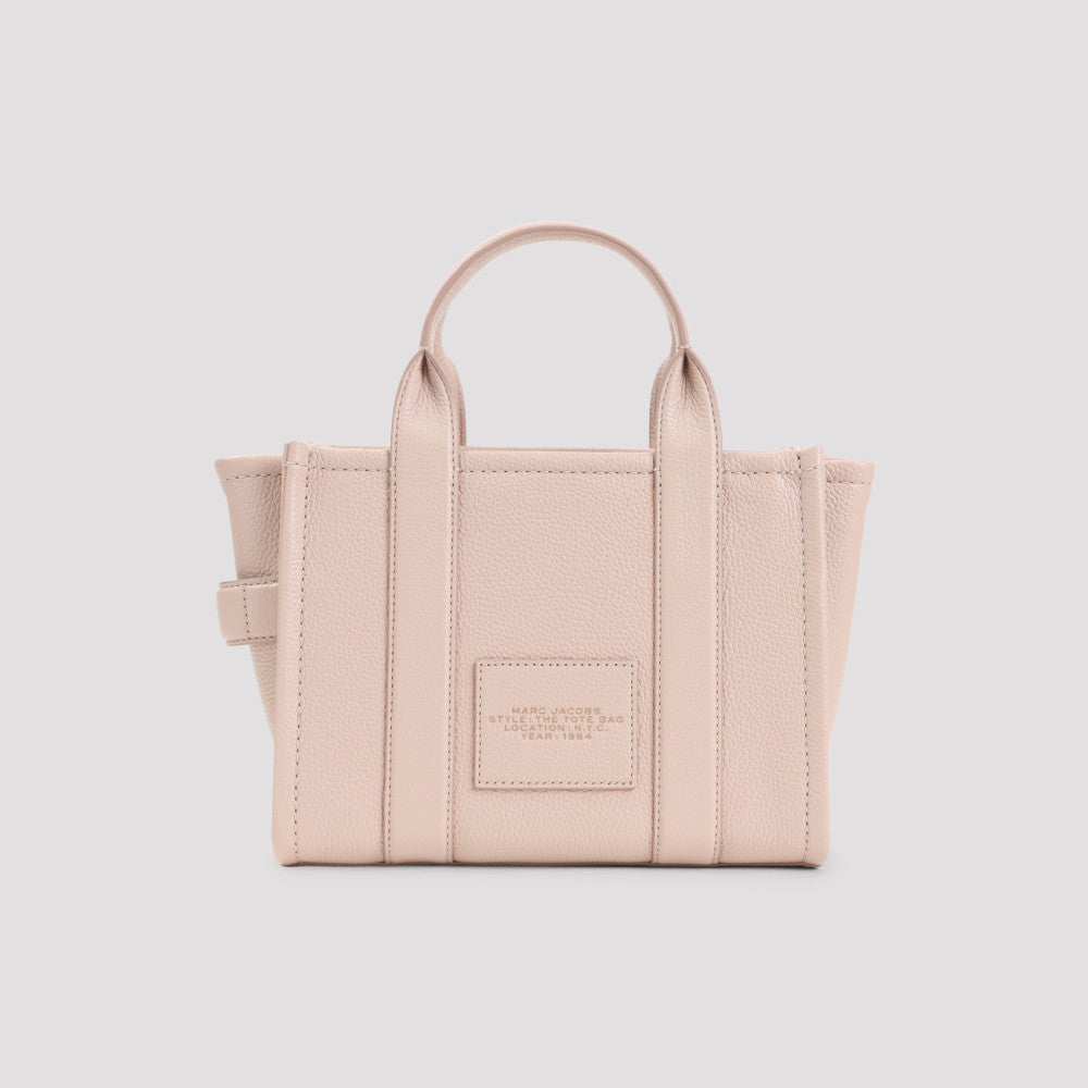 Pink The Leather Top Zip Small Tote 4