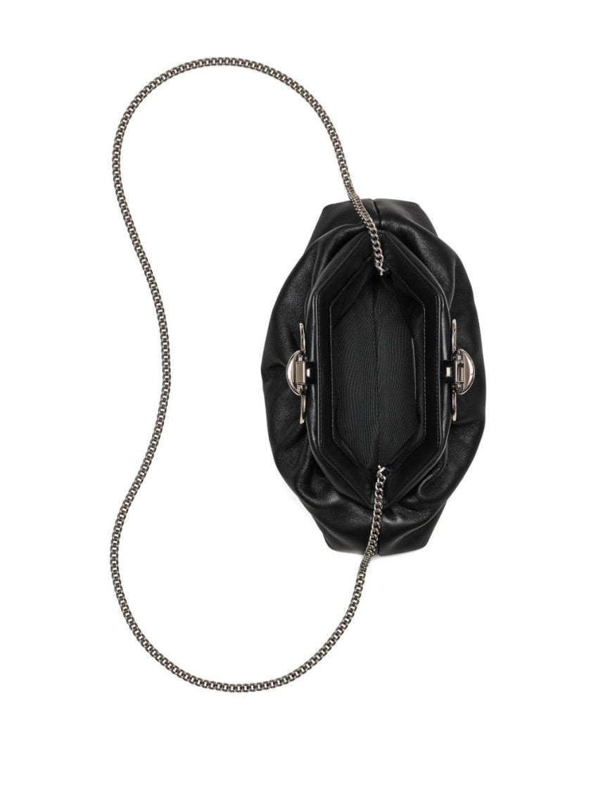 Black Claw Clip Medium Clutch 3