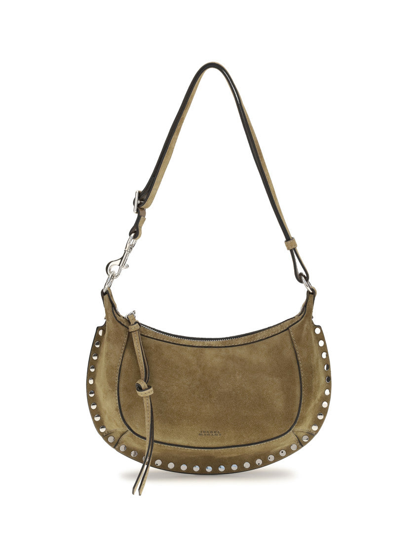 Beige Oskan Moon Medium Shoulder Bag 1