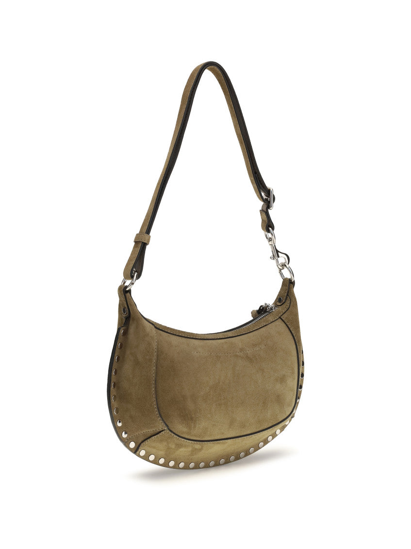 Beige Oskan Moon Medium Shoulder Bag 3