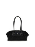 Black Orb Plaque Large Shoulder Bag 1
