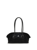 Black Orb Plaque Large Shoulder Bag 1