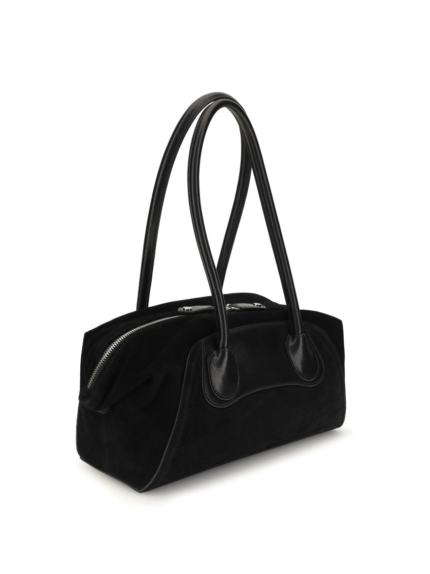 Black Orb Plaque Large Shoulder Bag 3