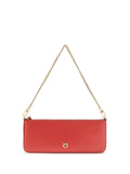 Red Horizontal Flat Medium Shoulder Bag 1