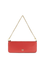 Red Horizontal Flat Medium Shoulder Bag 1