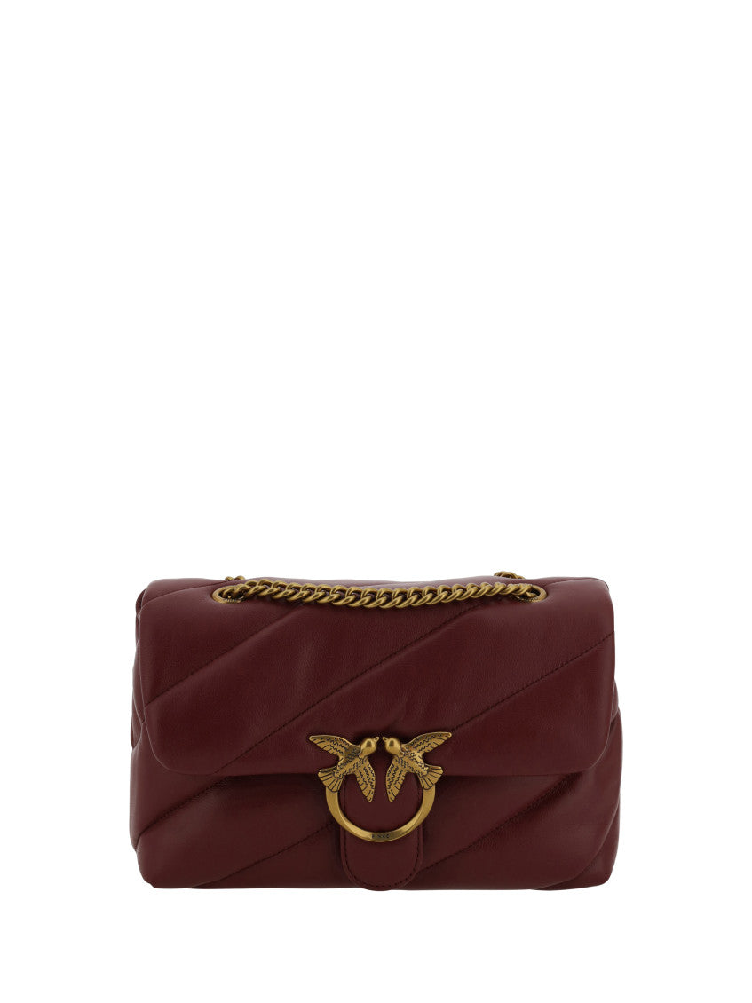 Red Love Puff Medium Shoulder Bag 1