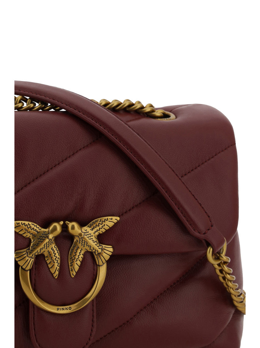 Red Love Puff Medium Shoulder Bag 4