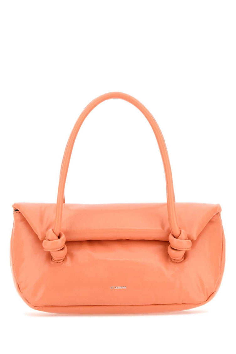 Peach padded small shoulder bag 1
