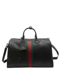 Black Web Trademark Medium Duffle Bag 1