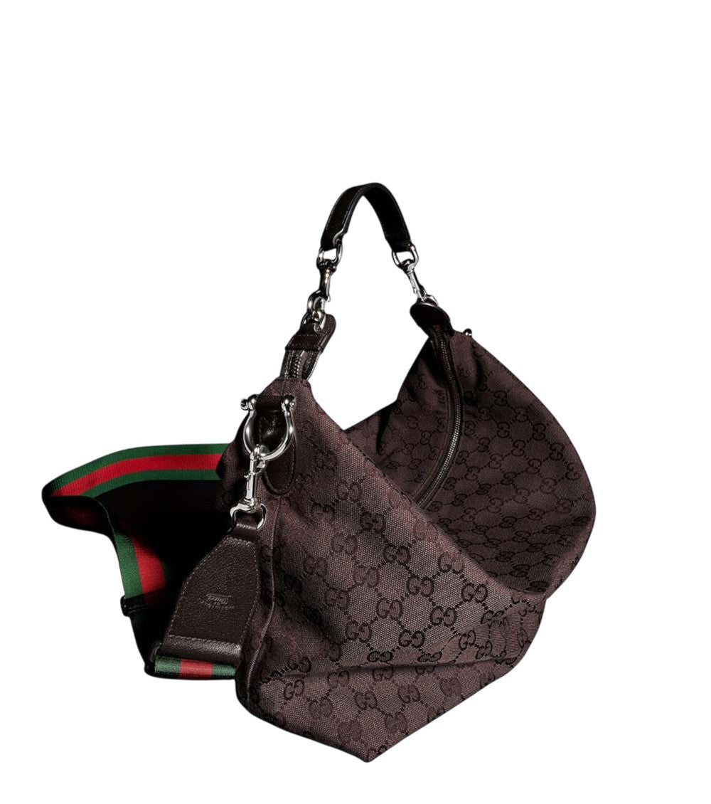 Dark Brown Brera medium crossbody bag 2