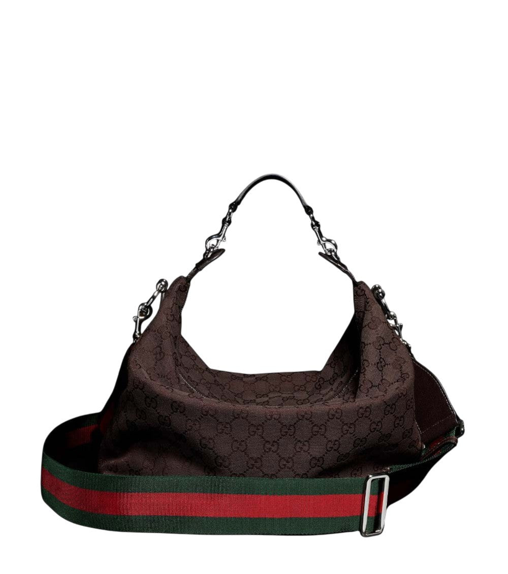 Dark Brown Brera medium crossbody bag 3