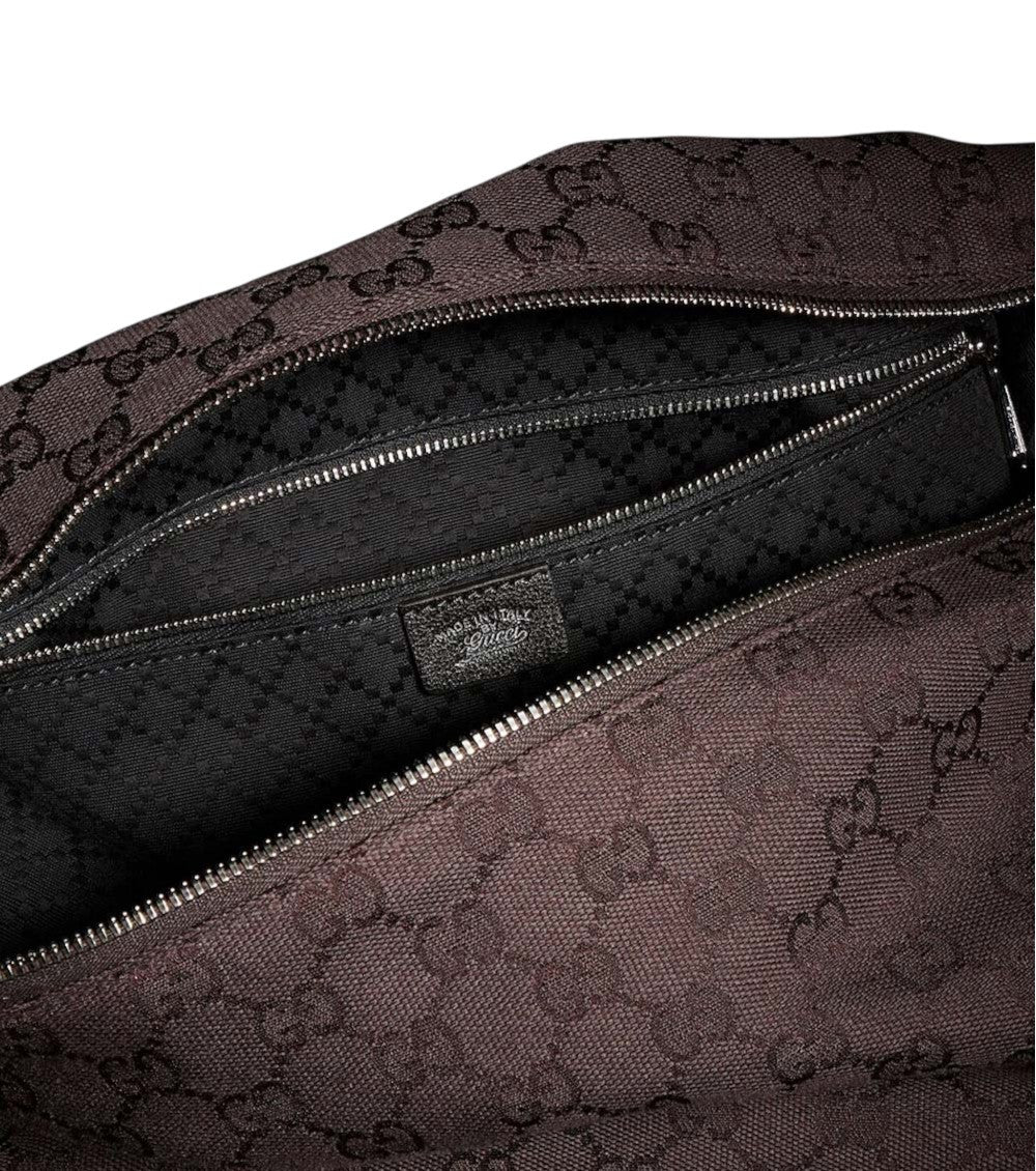 Dark Brown Brera medium crossbody bag 4