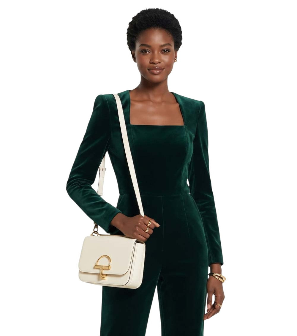 White Siena Small Shoulder Bag 5