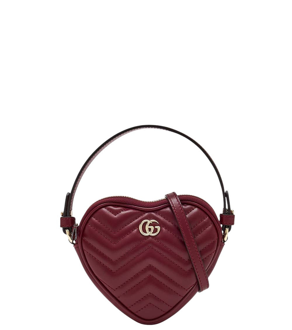 Red GG Marmont Mini Crossbody Bag 1