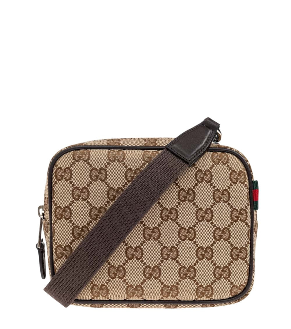 Brown GG Mini Crossbody Bag 1