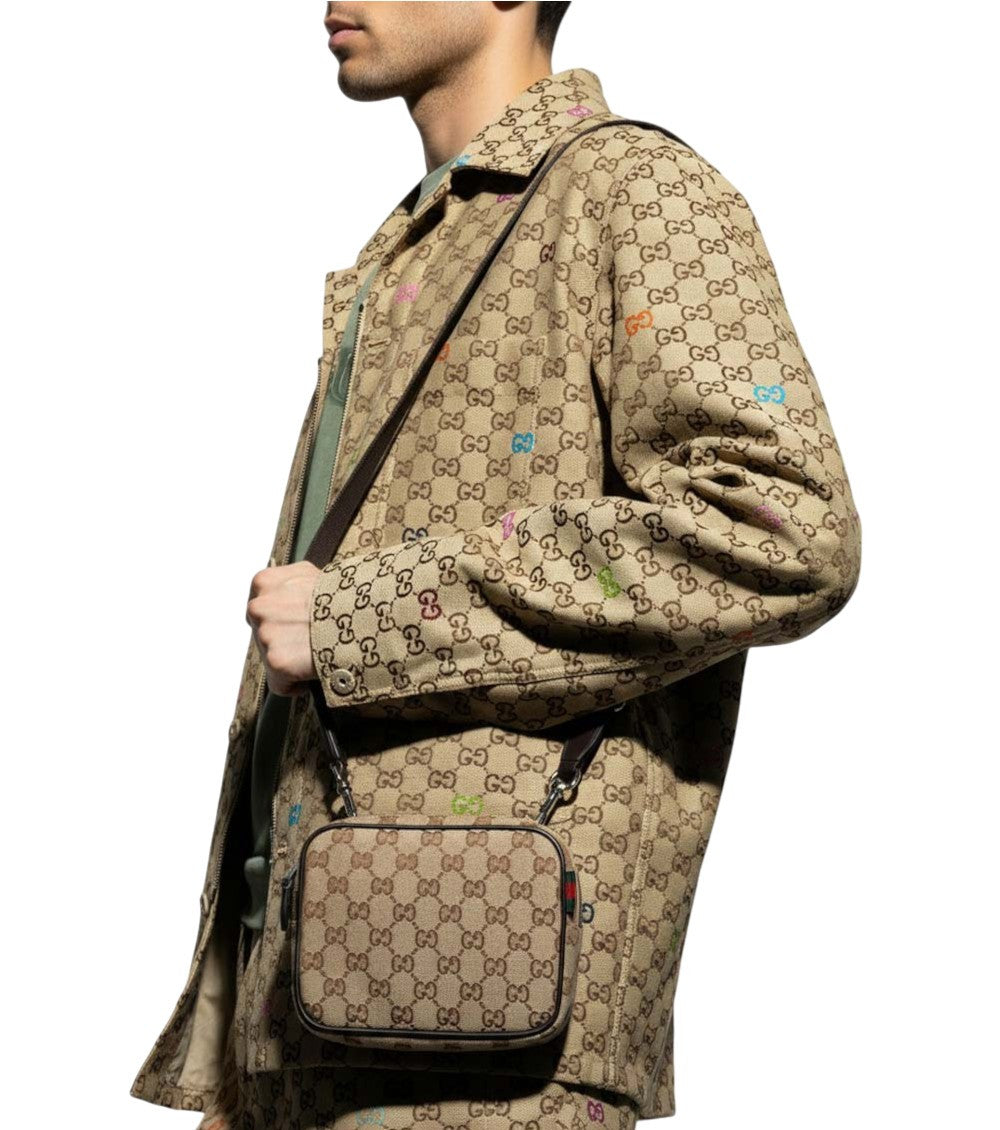 Brown GG Mini Crossbody Bag 5