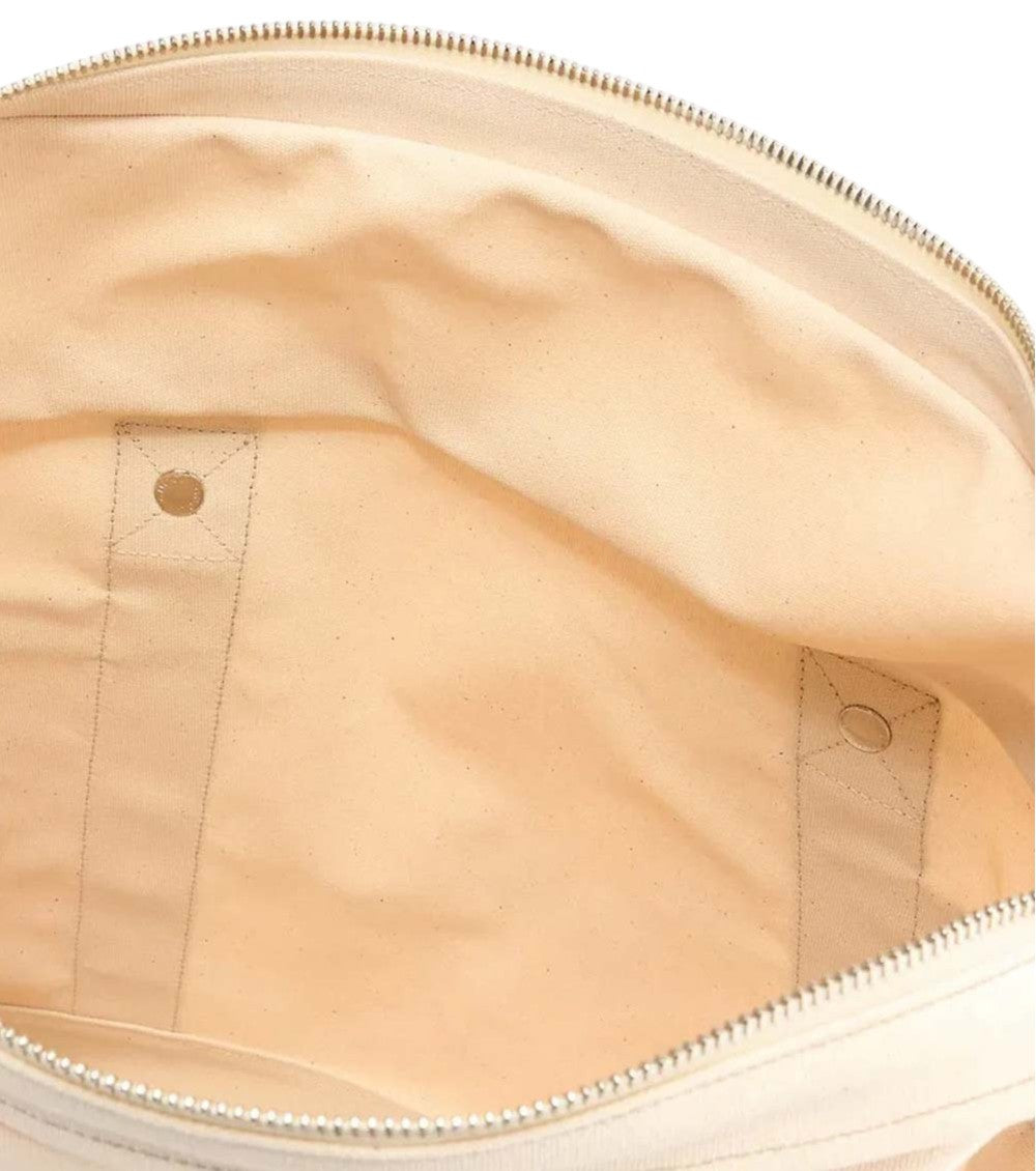 Beige Logo Large Tote 3