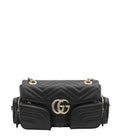 Black GG Marmont Medium Shoulder Bag 1