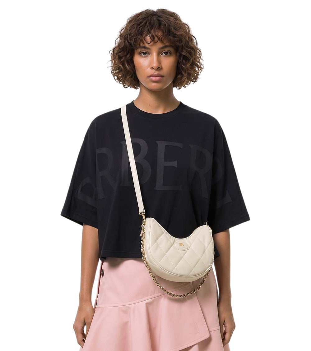 Beige Horseshoe Small Crossbody  Bag 5