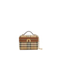 Beige Check Vanity Mini Crossbody Bag 1