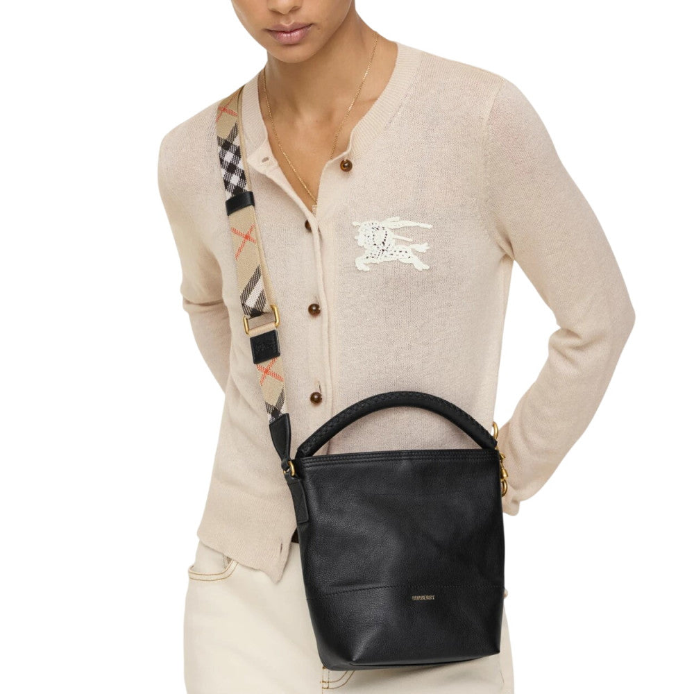 Black B Clip Mini Bucket Bag 4