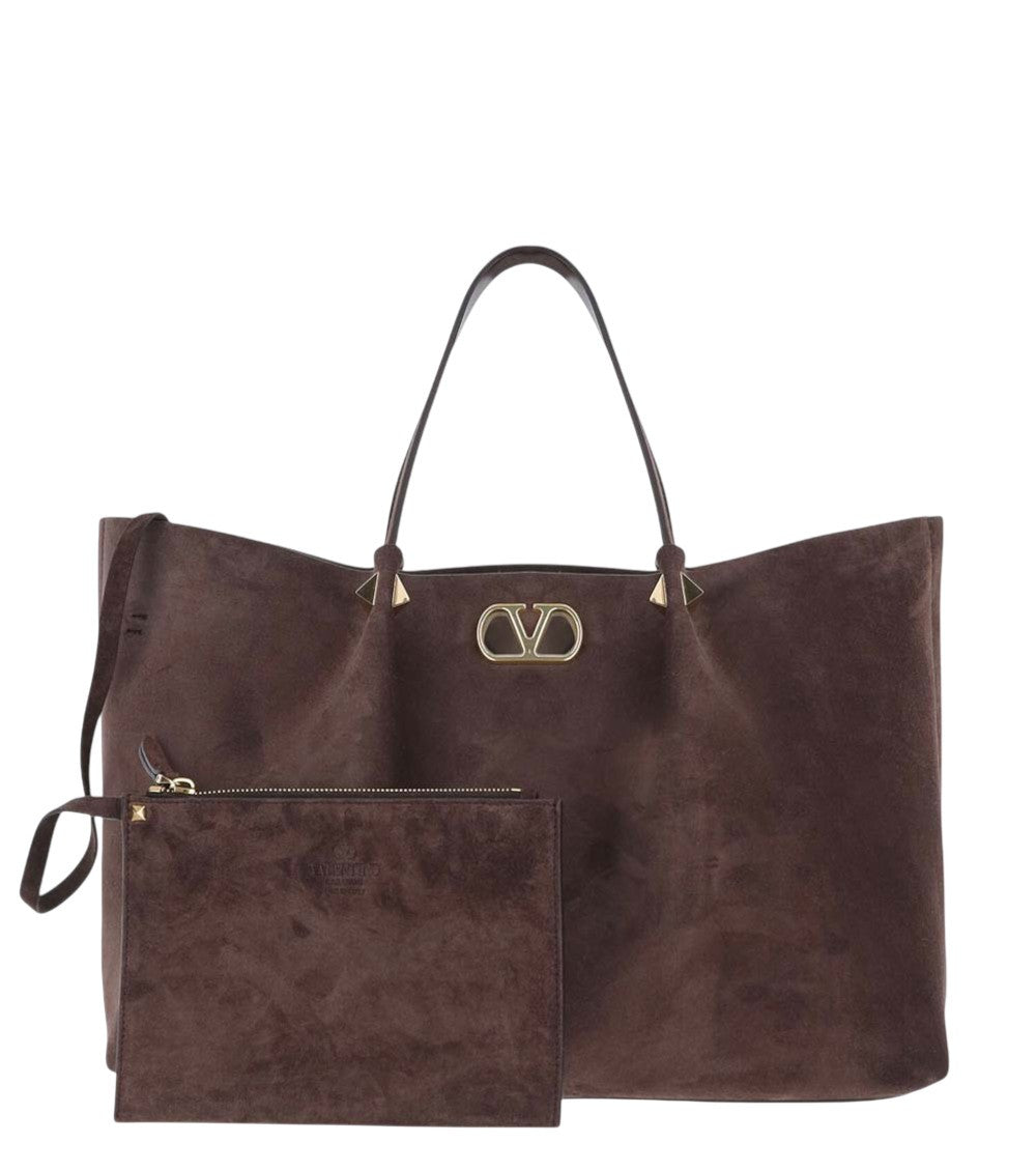 Brown Logo Large Tote 2