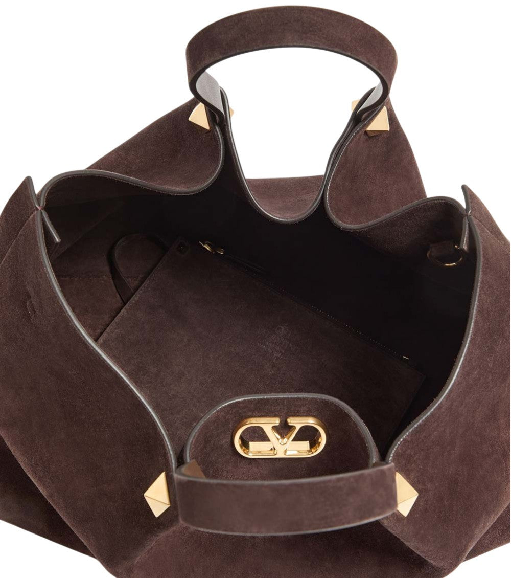 Brown Logo Large Tote 5