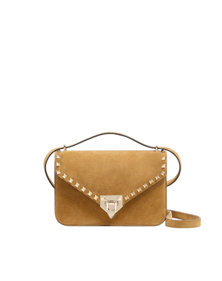 Beige Rockstud Small Shoulder Bag 1