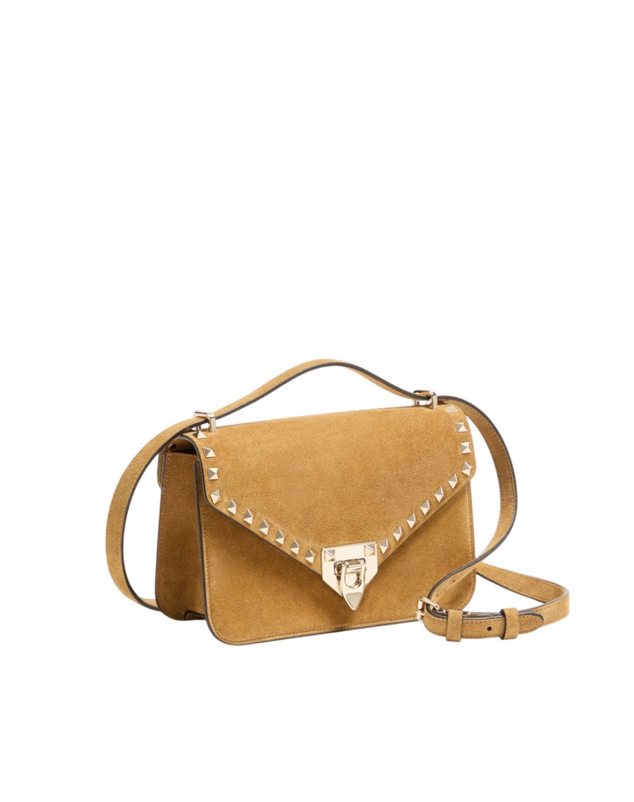 Beige Rockstud Small Shoulder Bag 2