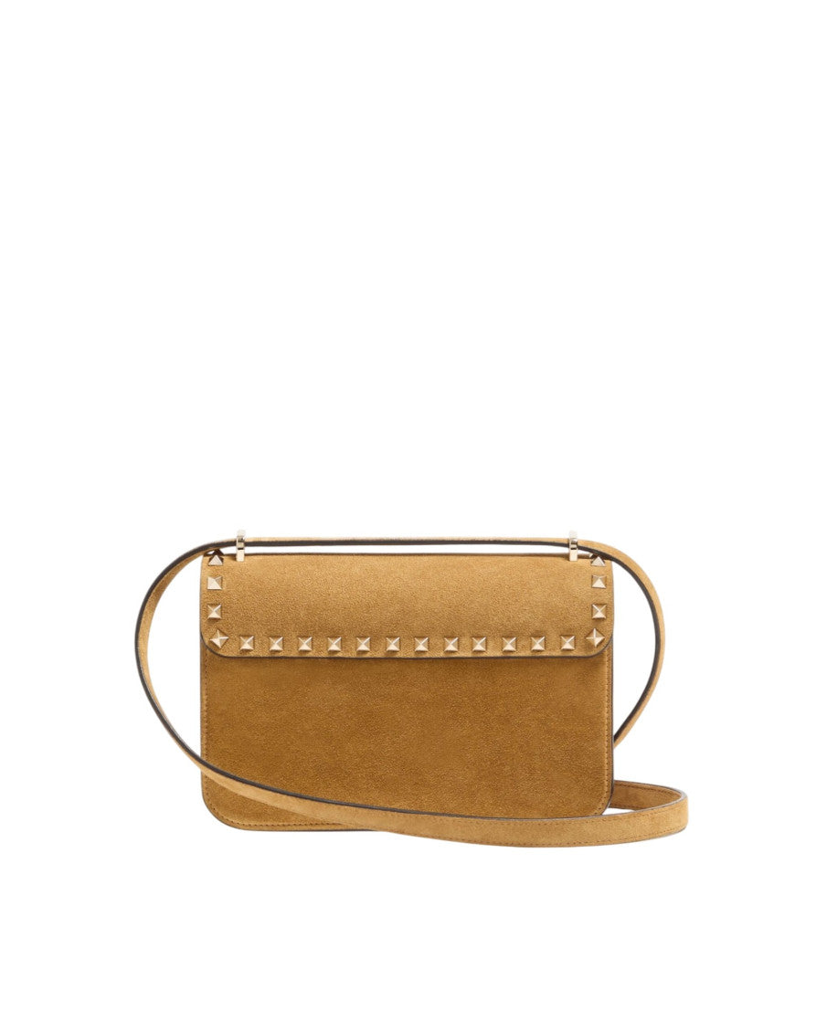 Beige Rockstud Small Shoulder Bag 3