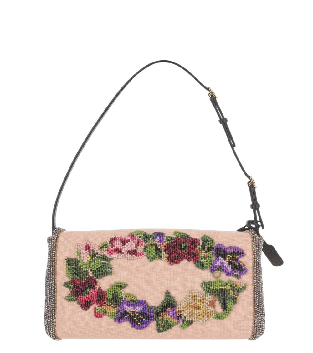 Light Pink DeVain Small Shoulder Bag 3