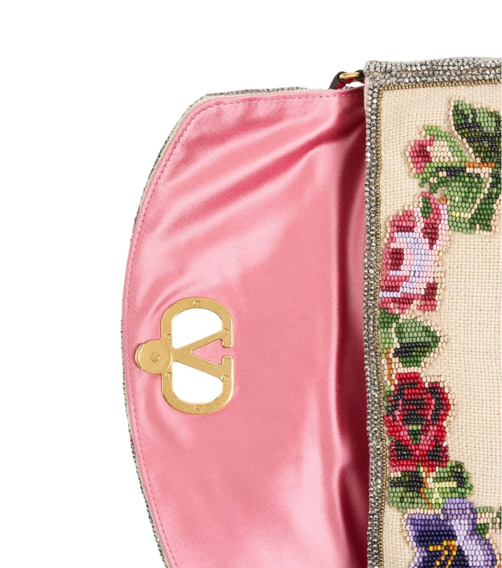 Light Pink DeVain Small Shoulder Bag 4