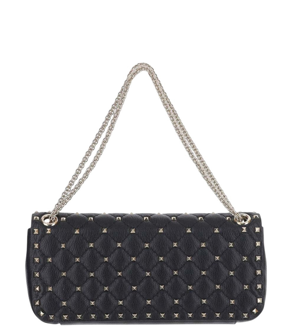 Black Rockstud Medium Shoulder Bag 3