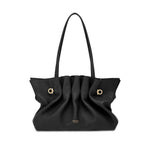 Black Soft Medium Shoulder Bag 1